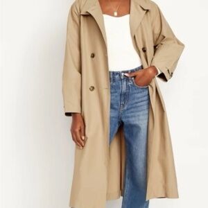 Old Navy beige Oversized trench / jacket